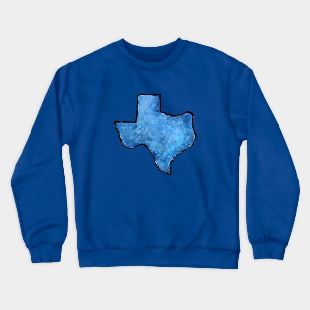 Texas Crewneck Sweatshirt by bubbsnugg